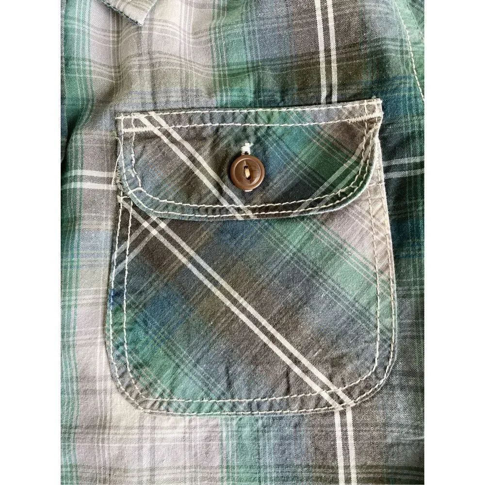Baby Gap Boy’s Plaid Button-down  Long-sleeve Shirt, Sz:5